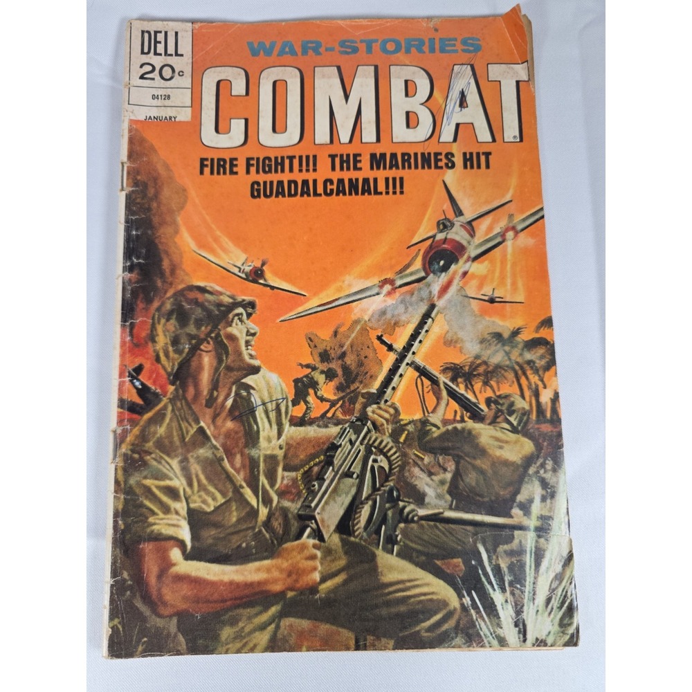 War-Stories Combat #38 Dell Comics Jan 1973 Marines Guadalcanal Sam Glanzman